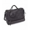 Motorcycle Studded Leather Handbag Satchel