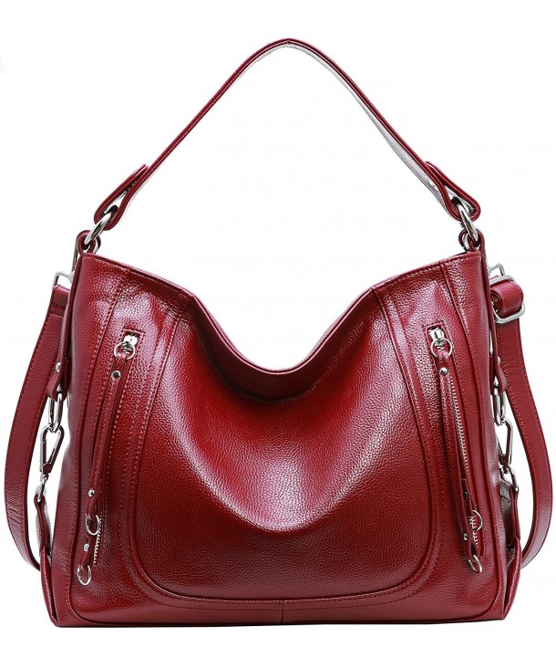 On Clearance! Women Leather Top Handle Handbags Shoulder Bags Tote Satchel Crossbody Bag - We ...