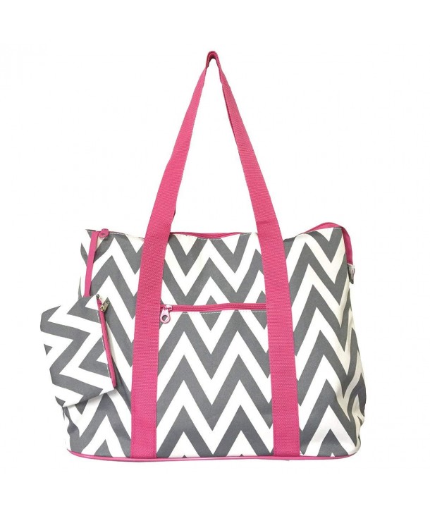 Ever Moda Chevron Tote X Large