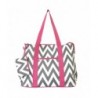 Ever Moda Chevron Tote X Large