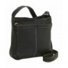 Donne Leather Shoulder Exterior Pocket