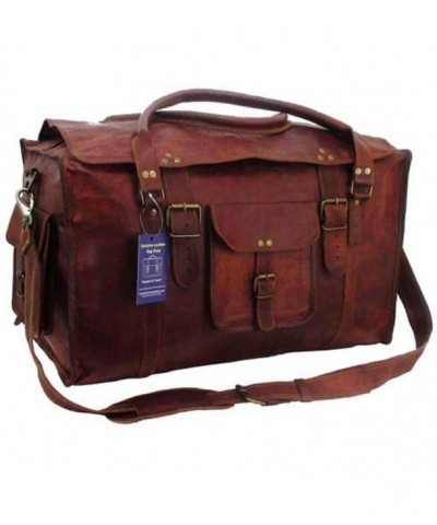 Retro Luggage Duffel Leather CLOVERS