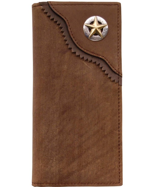 3D Brown Western Rodeo Wallet