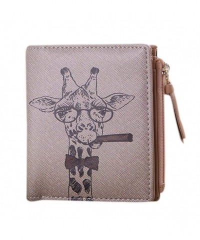 Wallet Morecome Women Vintage Giraffe