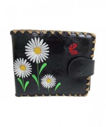 Lavishy Ladybug Embroidered Medium Wallet