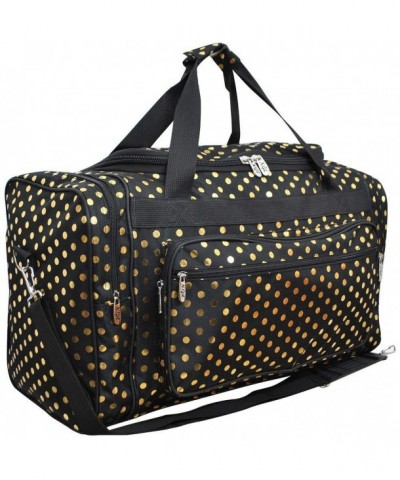 Polka Dot NGIL Canvas Shoulder Duffle