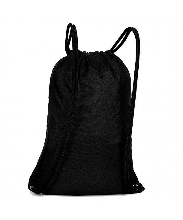 Drawstring Backpack Unisex Reflective - Black - CR189934Q8X