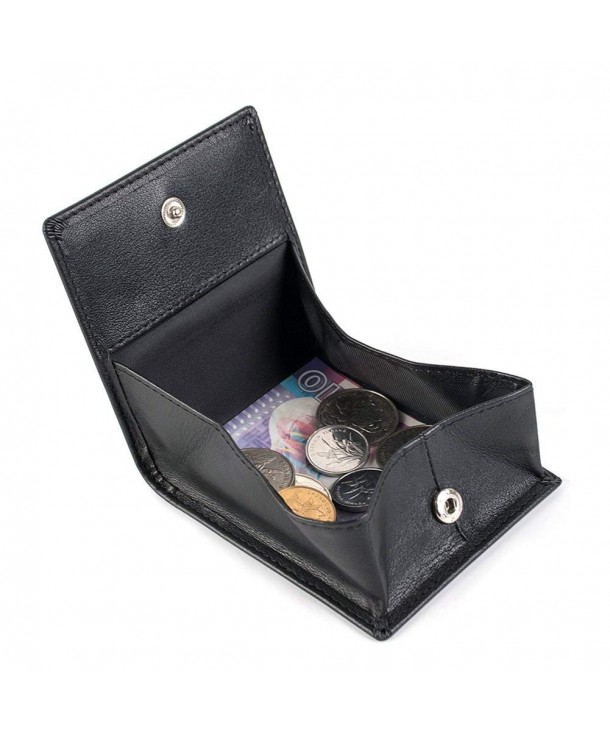 AGBIADD Small Leather Money Wallet