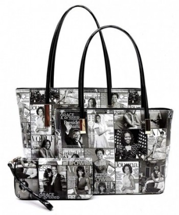 Magazine Collage Shopper Michelle Handbag