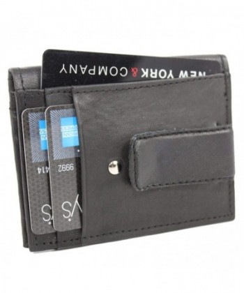 Lambskin Leather Bifold Multifunctional Wallet
