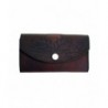 Womens Leather Checkbook Wallet Pocketbook