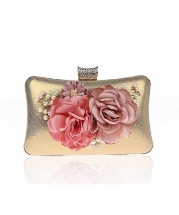 Womens Flower Clutches Evening Wedding