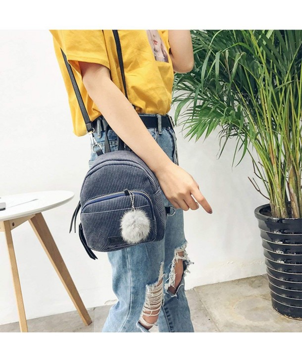 Cloth Fabric Ladies Backpack Mini Student Bags Casual Shoulder Bag ...