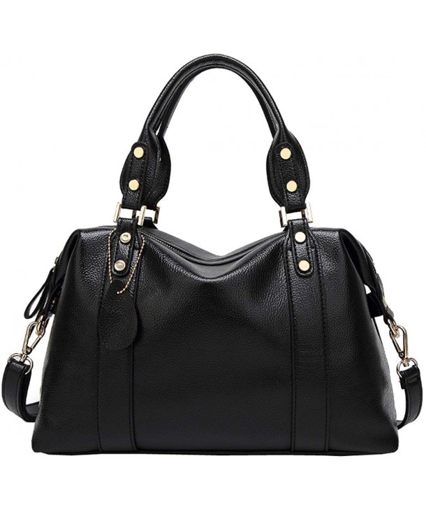 Kenoor Leather Handbag Shoulder Satchel