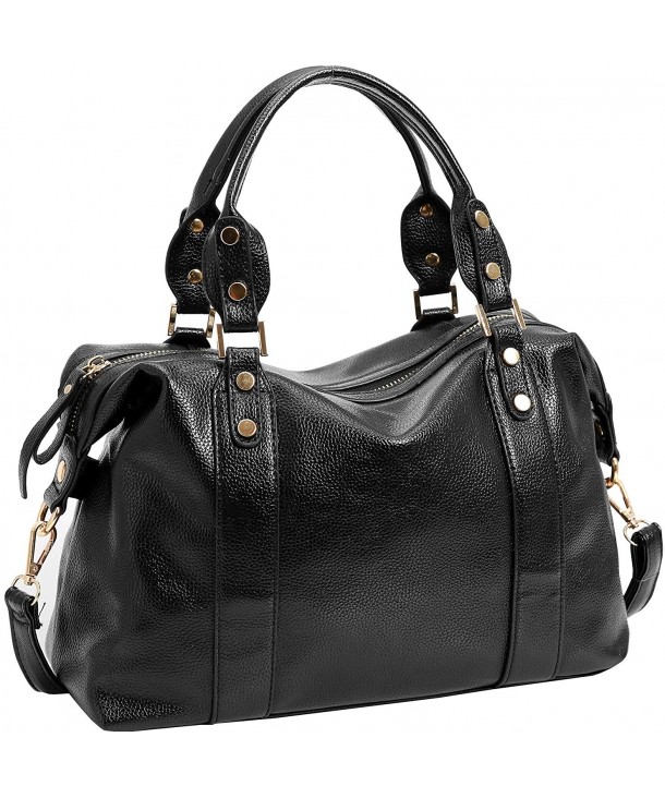 PU Leather Tote Handbag Shoulder Bag Top Handle Bags Satchel for Women ...
