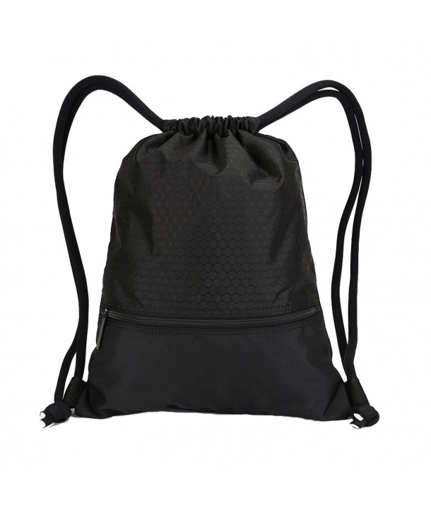 Drawstring Pockets Waterproof Capacity Backpack