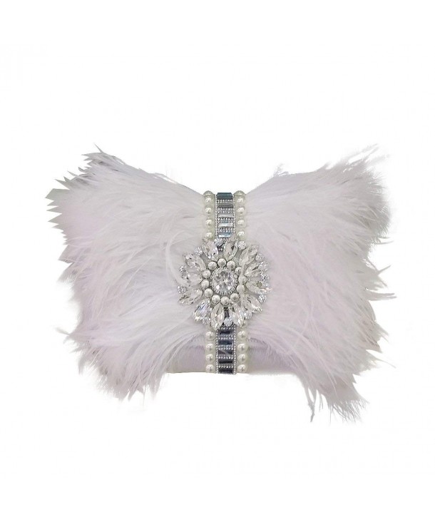 Zakia Natural Ostrich Feather Shoulder