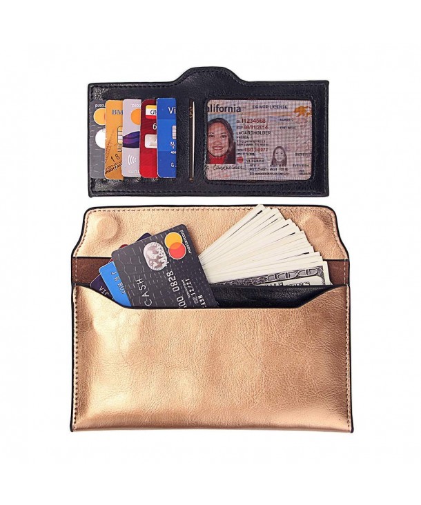 Womens Leather Ultra Slim Wallet