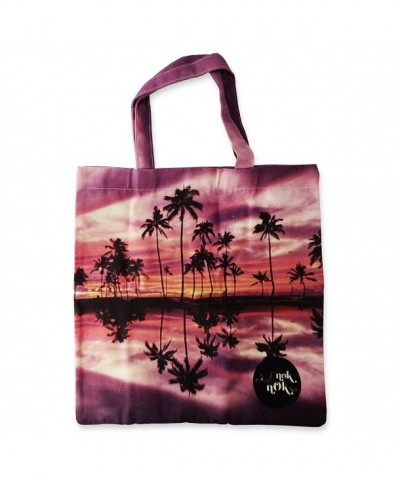 Canvas Tote Shopping Tress Print