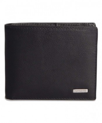 Soft Nappa Leather 2 Section 12 Credit Card Billfold with Centre ID ...