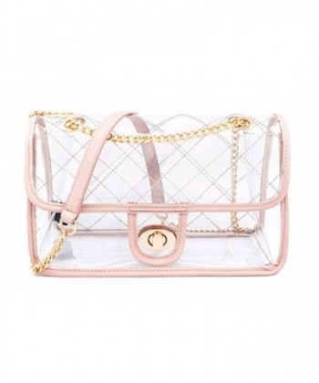 BYSUMMER Clear Quilted Crossbody Sholderbag