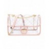 BYSUMMER Clear Quilted Crossbody Sholderbag