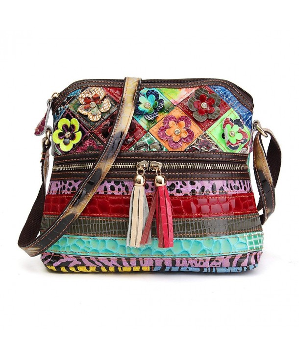 OURBAG Lambskin Multicolor Crossbody Shoulder