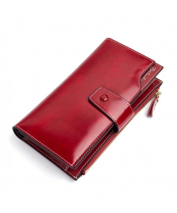BOSTANTEN Genuine Leather Wallets Capacity