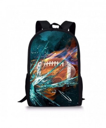 17inch Backpack Shoulder Daypack Football