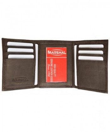 Genuine Leather Trifold Lambskin Marshal