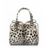 Coco Patent Leopard Print Satchel