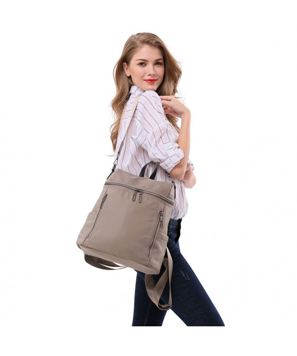 Fashion Backpack Purse for Women Girls- Nylon Lady Travel Backpack ...