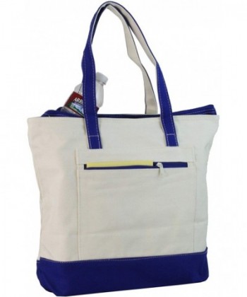 Ensign Peak Zipper Canvas Tote