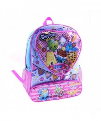 Shopkins Backpack Front Pockets Multi Colored
