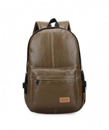 LYMBABE Classic Leather Backpack Traveling