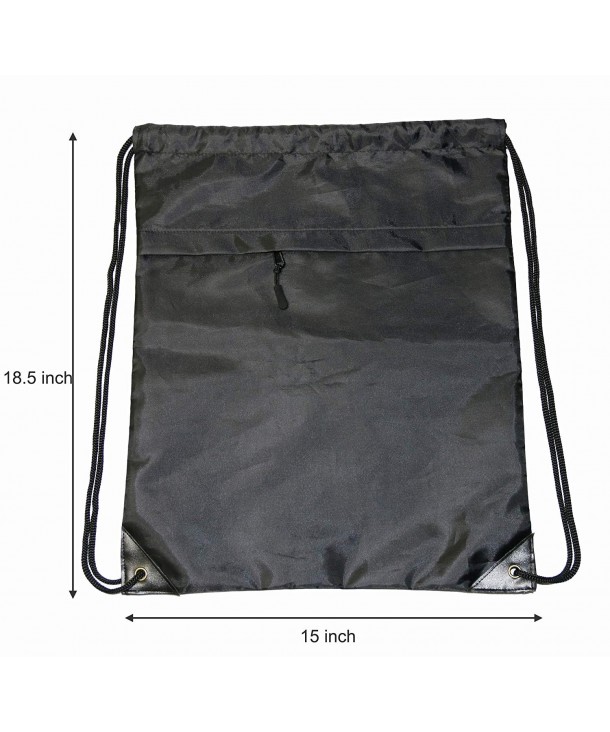 Gym Drawstring Backpack Bag for Women & Men- Cinch String Sackpack with ...