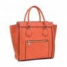 Dasein Handbags Satchel Leather Luggage