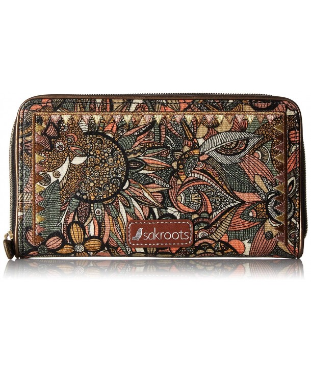 Sakroots Large Zip Around Wallet