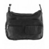 Leather Carrier 1003Black Crossbody Organizer