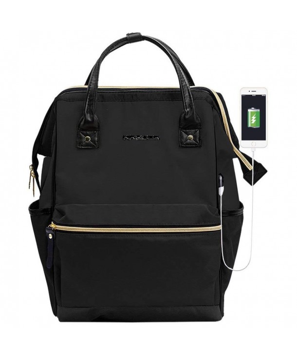 KROSER Backpack Computer Repellent Men Black