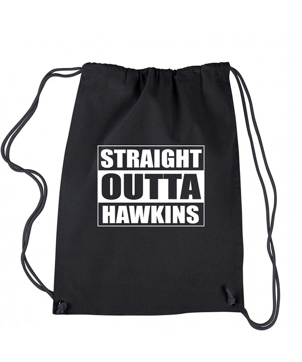Backpack Stranger Straight Hawkins Drawstring