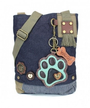 Canvas Crossbody Messenger handBags Keyfob