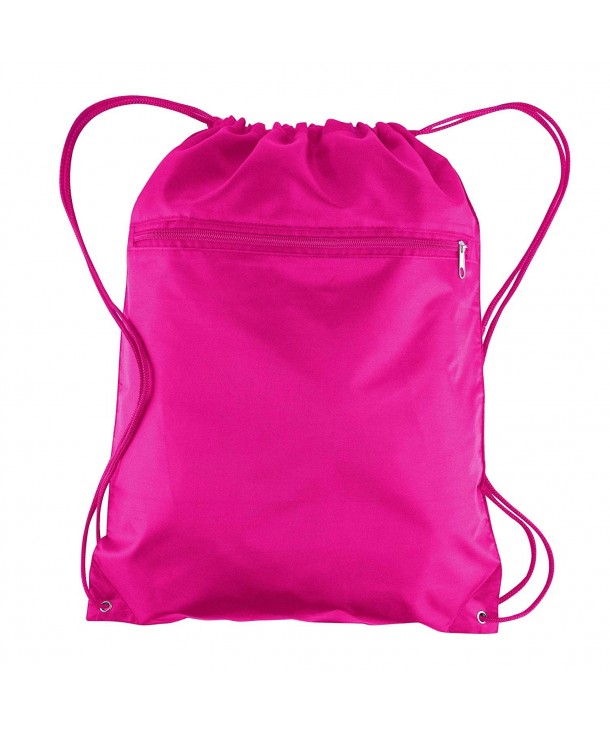 BagzDepot Promotional Polyester Drawstring Backpack