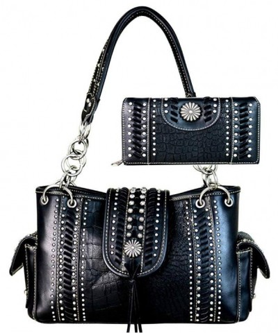 Montana West Concho Collection Satchel