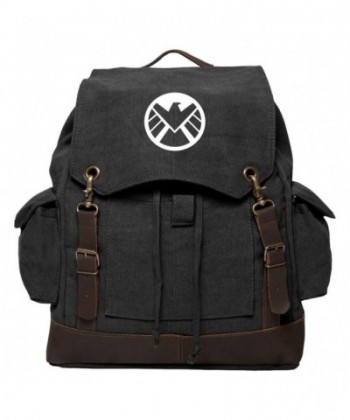 Agents Shield Rucksack Backpack Leather
