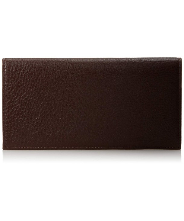 Johnston Murphy Checkbook Cover Brown