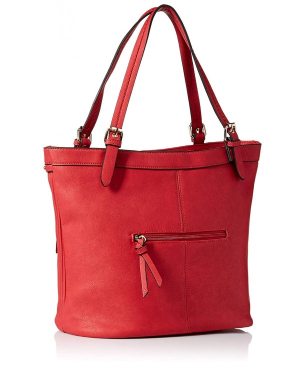 Retro Glam Shoulder Bag - Red - C41213OI7B7