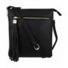 BRENTANO Double Zip Pocket Crossbody Handbag