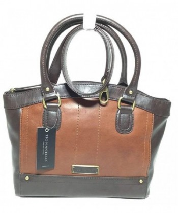 Tignanello Hide Satchel Brown T15008A