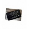 Engraved Aluminum Wallet Insert Engraving